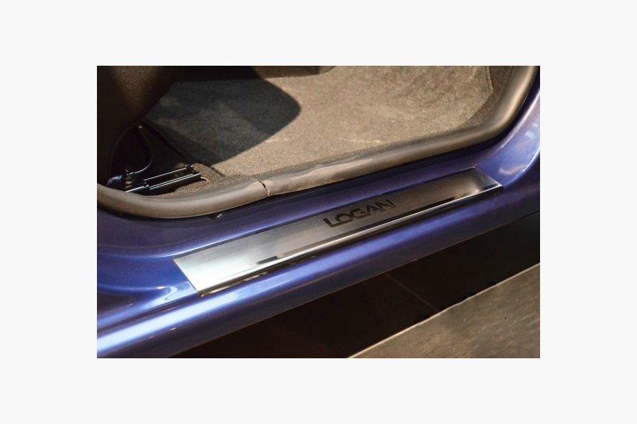 Renault Logan II 2013-2022 Einstiegsleisten Abdeckungen Nataniko (4 Stk., Edelstahl) Image