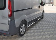 Opel Vivaro 2001–2015 Seitliche Rohre (2 Stk., Edelstahl) Foto 2
