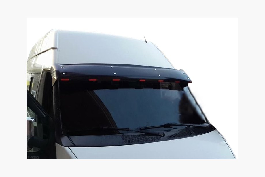 Ford Transit 2000–2014 Frontscheibenblende (schwarz glanz, 5mm) Image