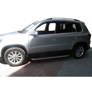 Trittbretter BlackLine (2 Stk, Aluminium) Volkswagen Tiguan 2007-2016 Foto 1