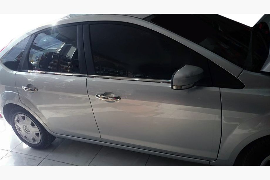 Ford Focus II 2008-2011 Fensterzierleisten außen Edelstahl (4 Stk.) OmsaLine - Italienischer Edelstahl Image