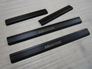 Volkswagen Amarok 2010-2022 Einstiegsleisten Abdeckungen Nataniko (4 Stk., Edelstahl) Carbon - 3M Band, 0.8 mm Foto 2