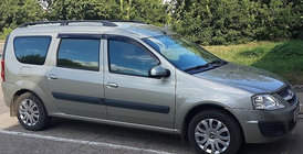 Renault Logan MCV 2005-2013 Windabweiser (4 Stk, Cobra) Foto 1