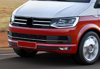 Volkswagen T6 2015-2024 SALE! Kühlergrill Blenden für Stoßstange 2015-2019 (3 Stk, Edelstahl) Foto 1