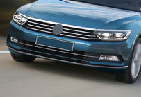 Volkswagen Passat B8 2015-2023 Edelstahl Abdeckung für vordere Stoßstange (2015-2018, 3 Stk) Foto 6