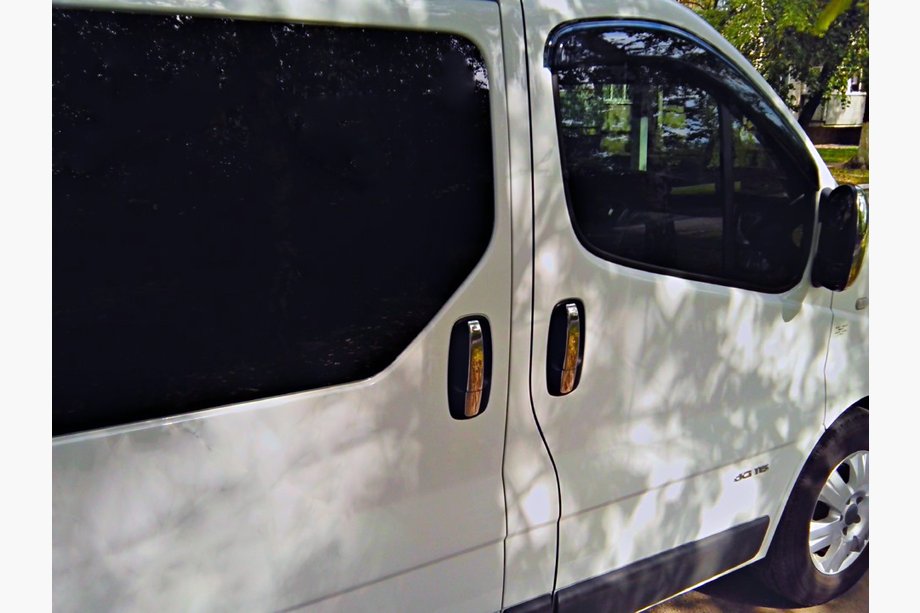 Opel Vivaro 2001–2015 Chrom Türgriffblenden (4 Stk, Edelstahl) Carmos - Türkischer Edelstahl Foto 2