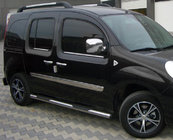 Renault Kangoo 2008–2020 Seitliche Rohre BB002 (2 Stk., Edelstahl) 70 mm, langer Radstand Foto 1