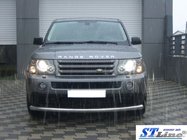 Range Rover Sport 2005-2013 Frontschutzbügel einfach (Edelstahl) Foto 2