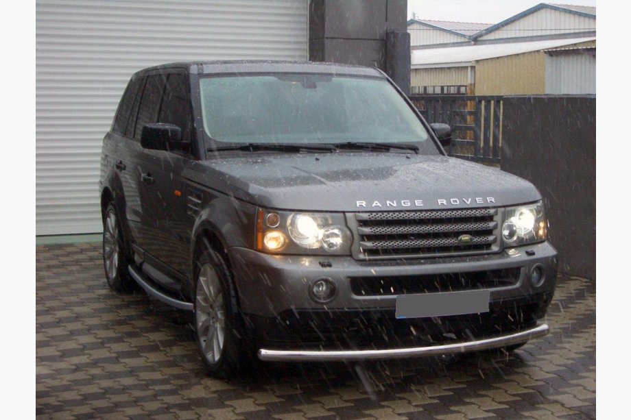 Range Rover Sport 2005-2013 Frontschutzbügel einfach (Edelstahl) Image