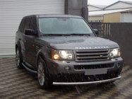 Range Rover Sport 2005-2013 Frontschutzbügel einfach (Edelstahl) Foto 1
