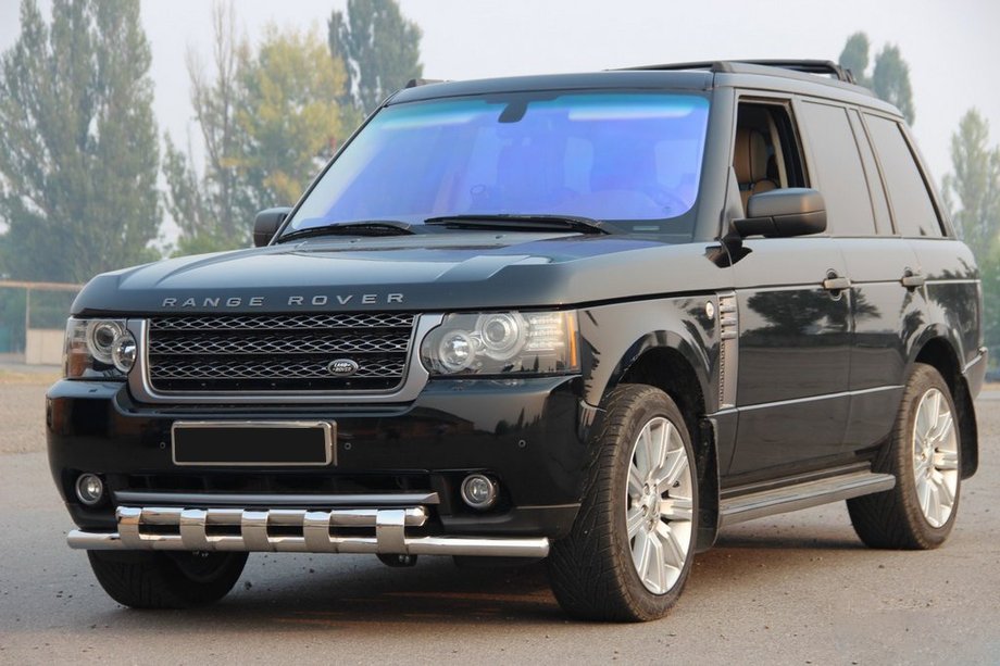 Range Rover III L322 2002-2012 Frontbügel ST015 (Edelstahl) Image