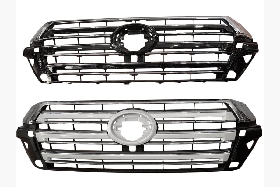 Toyota Land Cruiser 200 2007-2021 Kühlergrill Gitter (Edition 2016↗) Schwarz Image