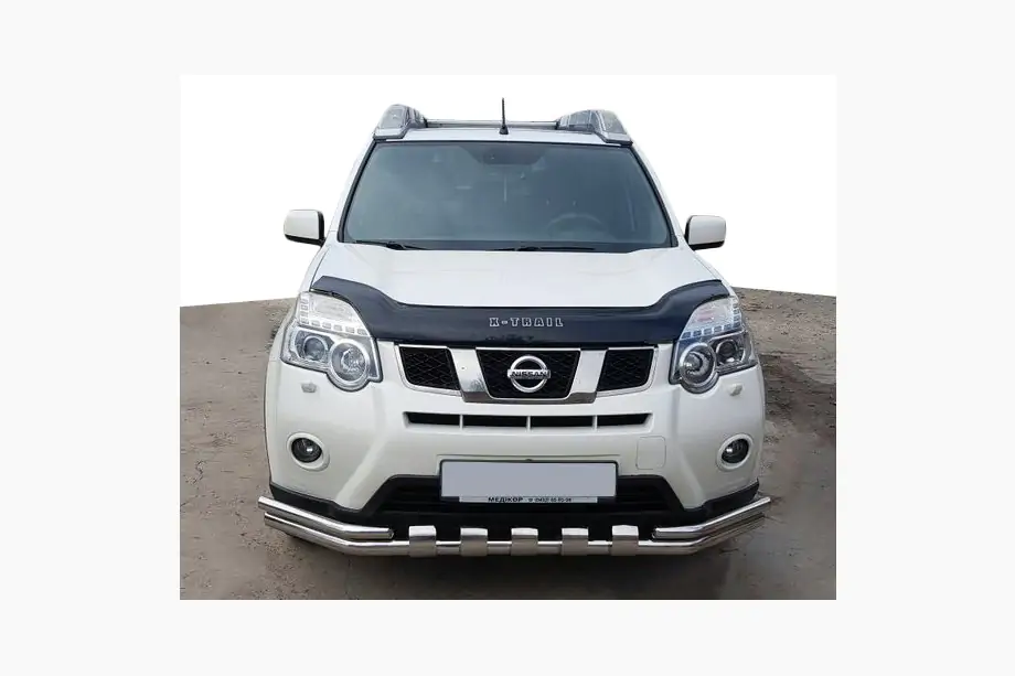 Nissan X-trail T31 2007-2014 Frontschutzbügel ST015 (Edelstahl) Foto 1