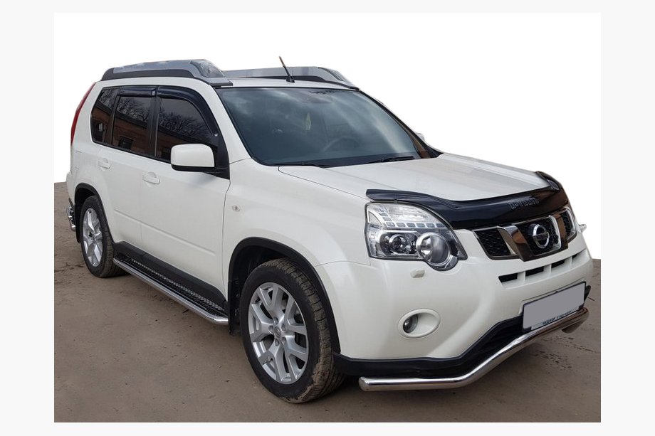 Nissan X-trail T31 2007-2014 Frontschutzbügel ST007 (Edelstahl) Image