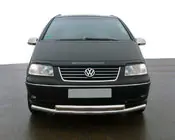 Volkswagen Sharan 1995-2010 Front Doppelstoßstange ST014 (Edelstahl) Foto 1