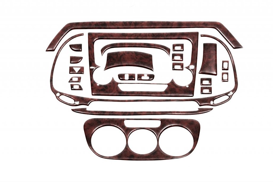 Fiat Doblo II 2010-2022 Armaturenbrett Abdeckungen (2015+) Carbon Image