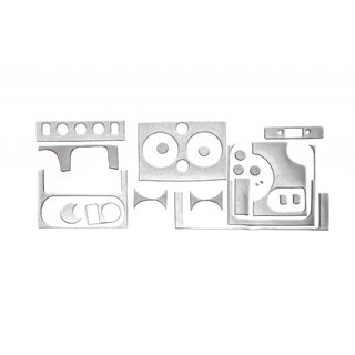 Armaturenbrett Blenden in Aluminium-Optik Hartman (2003-2008) Citroen Berlingo 1996-2008