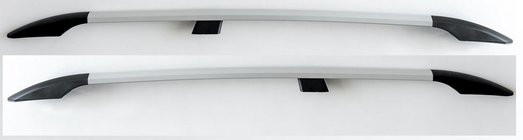 Volkswagen Caddy 2004-2010 Dachreling Grau Metallic (Kunststofffuesse) Standardbasis Foto 1