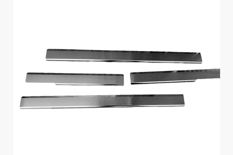 Toyota Land Cruiser Prado 120 2002-2009 Einstiegsleisten Abdeckungen Nataniko (4 Stk., Edelstahl) Premium - 3M Klebeband, 0.8mm Image