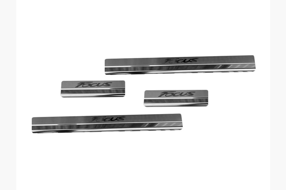 Ford Focus III 2011-2017 Einstiegsleisten Abdeckungen Nataniko (4 Stk, Edelstahl) Image