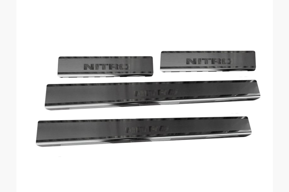 Dodge Nitro 2006-2011 Einstiegsleisten Natanko (Edelstahl) Premium - 3M Klebeband, 0.8mm Image