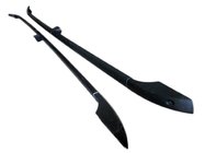 Mitsubishi Grandis 2003-2011 Dachreling Schwarz (2 Stk., Aluminium) Foto 1