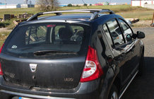 Dacia Sandero 2007-2013 Dachreling Skyport GREY Foto 3