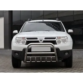 Frontbügel ohne Schriftzug QT006 (Edelstahl) Dacia Duster 2008-2018