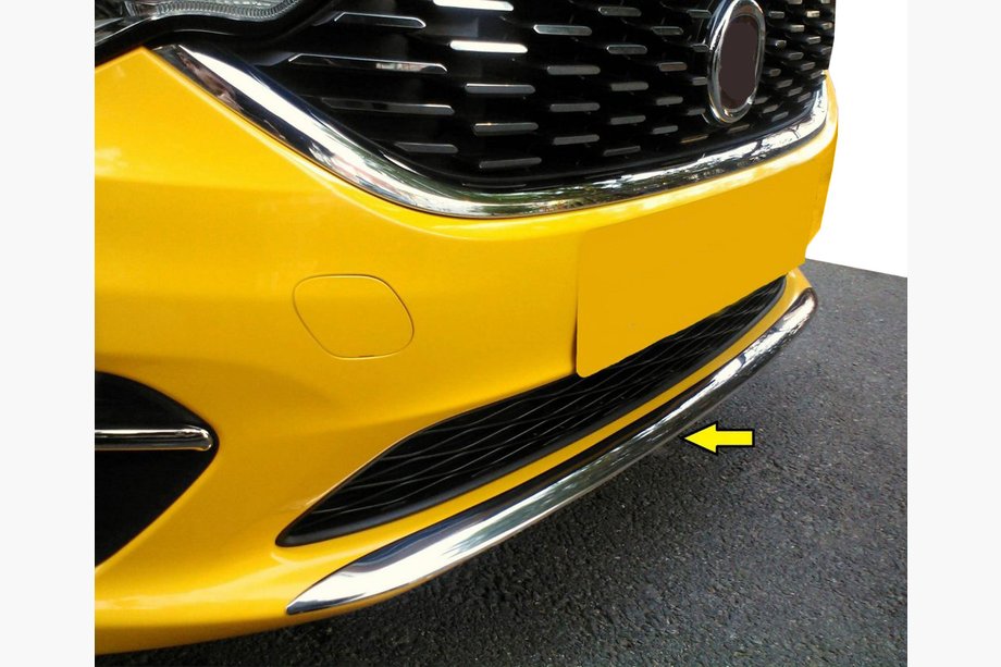 Fiat Tipo 2016- Frontstoßstangenschutzleiste Carmos (2016-2020, Edelstahl) Image