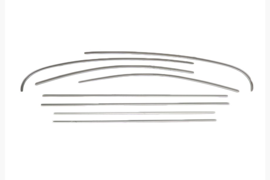 Renault Fluence 2009-2016 Fensterleisten Zierleisten Edelstahl OmsaLine (8 Stk.) Image