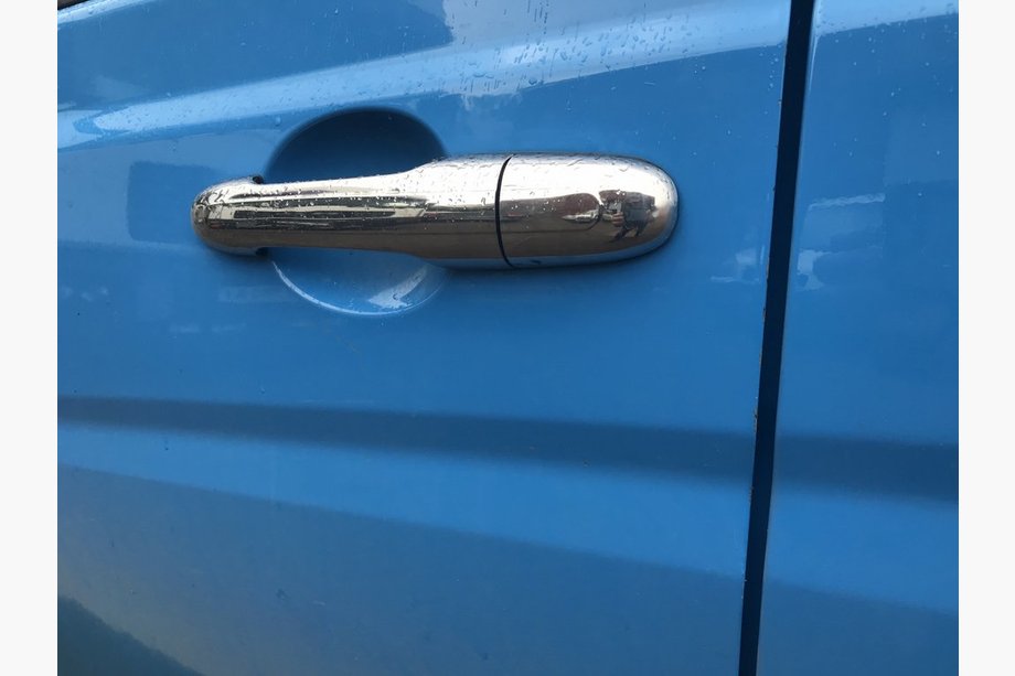 Mercedes Viano 2004-2014 Edelstahl Türgriffblenden 3 Stk, Carmos - Türkischer Stahl Foto 5