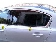 Peugeot 508 2010-2018 Fensterunterkante Chromleisten (Sedan, Edelstahl) Foto 1