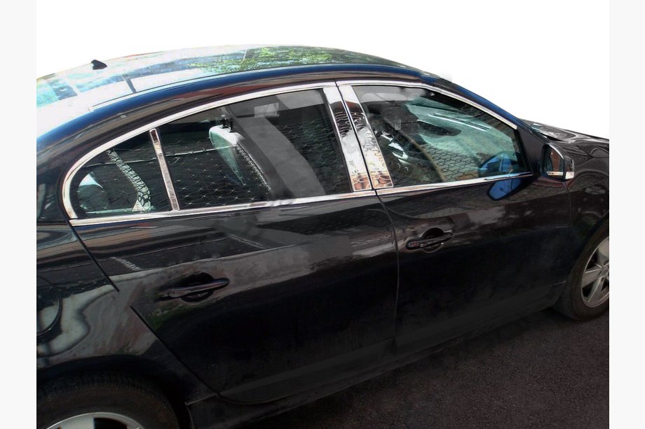 Renault Fluence 2009-2016 Edelstahl Säulenabdeckungen Image