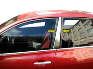 Renault Megane II 2004-2009 Edelstahl Säulenabdeckungen (2 Stk) Foto 1