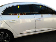 Renault Megane IV 2016-2025 Komplette Fensterumrandung (Sedan, 12-tlg., Edelstahl) Carmos - Türkischer Edelstahl Foto 2
