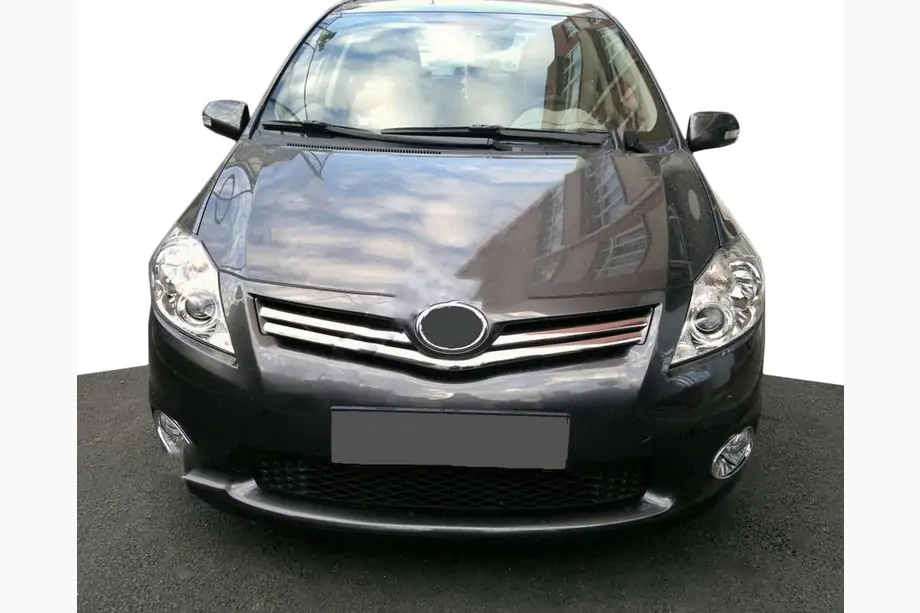 Toyota Auris 2007-2012 Chrom Kühlergrill Abdeckungen (Edelstahl) Image
