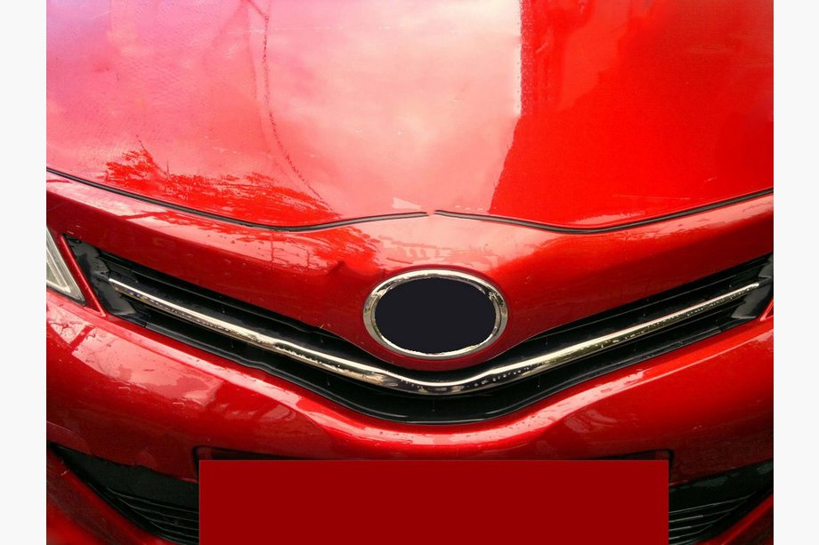 Toyota Yaris 2010-2020 Chrom Kühlergrill Abdeckungen (Edelstahl) Image