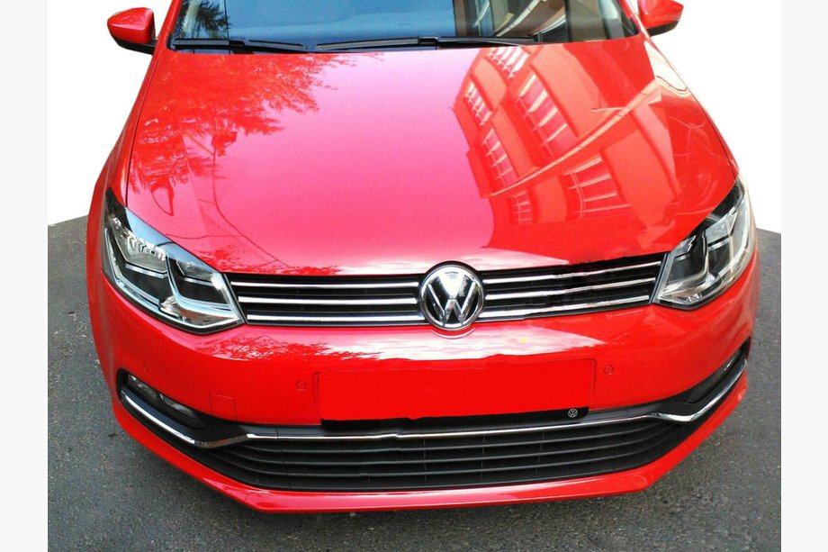 Volkswagen Polo 2010-2017 Chrom Kühlergrill Blenden HB (2014↗ Edelstahl) Image