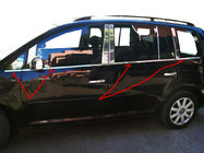 Volkswagen Touran 2010-2015 Fensterzierleisten Edelstahl außen (8 Stk) Carmos - Türkischer Edelstahl Foto 1