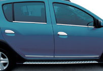 Renault Logan MCV 2013-2022 Chrom Türgriffblenden (4 Stk., Edelstahl) Foto 1