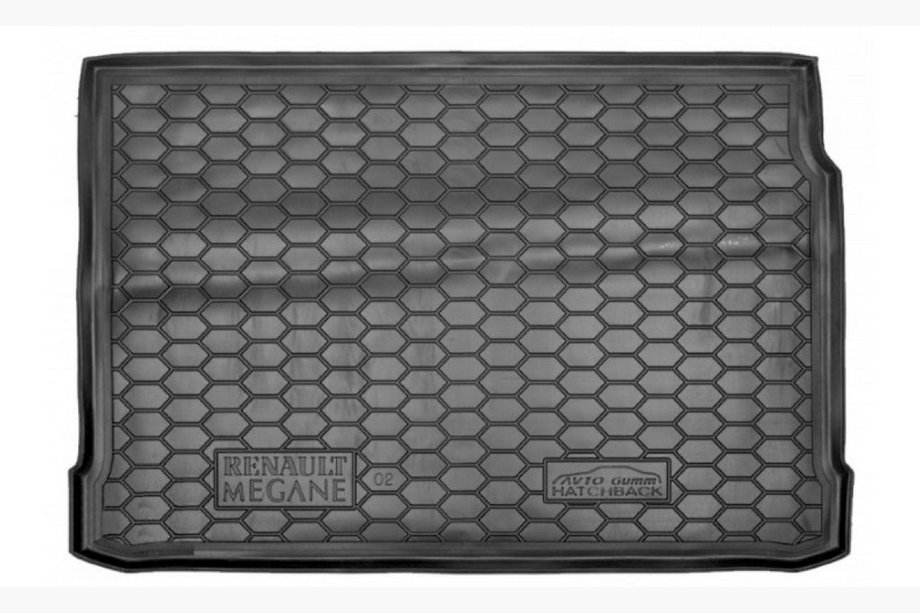 Renault Megane II 2004-2009 Kofferraumwanne HB 2002+ (Autogumm, Kunststoff) Image