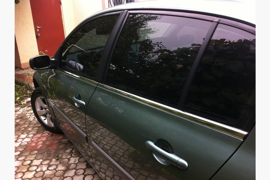 Renault Megane II 2004-2009 Fensterzierleisten außen Edelstahl (4 Stk) SD/SW, OmsaLine - Italienischer Edelstahl Foto 5