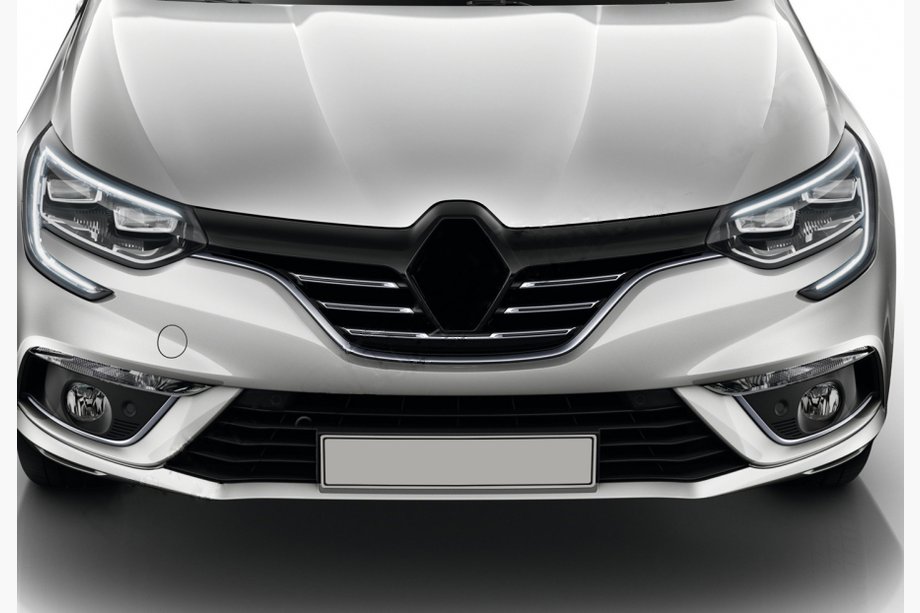 Renault Megane IV 2016-2025 Chrom Kühlergrill Abdeckungen 2016-2021 (5 Stk, Edelstahl) Carmos - Türkischer Edelstahl Image