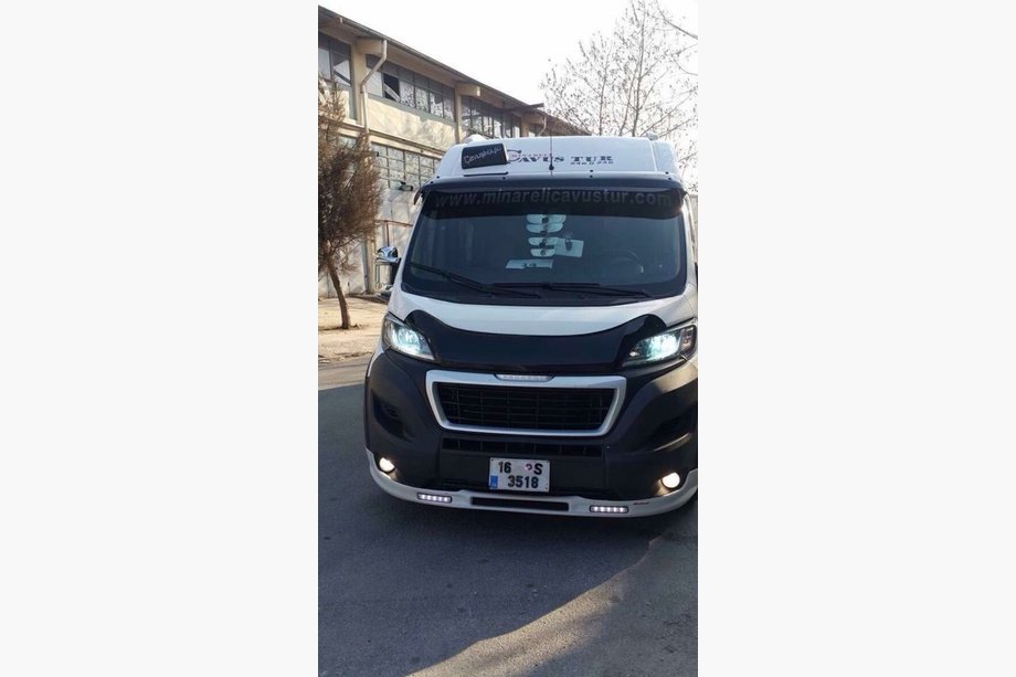 Peugeot Boxer 2006-2025 Sonnenblende Frontscheibe (schwarz glanz, 5mm) Foto 5