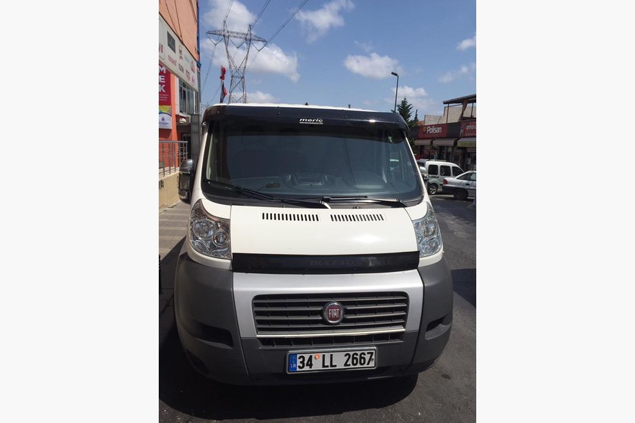 Peugeot Boxer 2006-2025 Sonnenblende Frontscheibe (schwarz glanz, 5mm) Foto 4