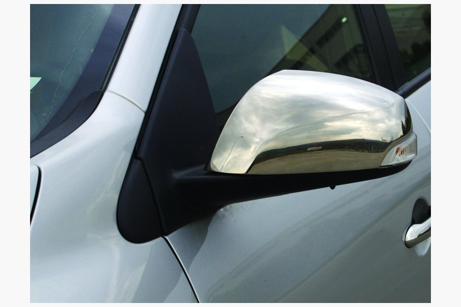Renault Laguna 2007-2015 Spiegelabdeckungen (2 Stk., Edelstahl) Carmos - Türkischer Stahl Image