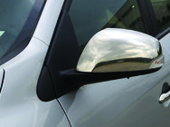 Renault Fluence 2009-2016 Spiegelabdeckungen (2 Stk, Edelstahl) OmsaLine - Italienischer Edelstahl Foto 2