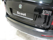 Skoda Octavia II A5 2006-2010 Heckstoßstangenschutz Nataniko (Edelstahl) Foto 1