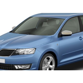 Spiegelabdeckungen ohne Blinker-Aussparung (2 Stk., Edelstahl) Skoda Rapid 2012-2019 Foto 1