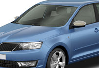 Skoda Rapid 2012-2019 Spiegelabdeckungen ohne Blinker-Aussparung (2 Stk., Edelstahl) Foto 1